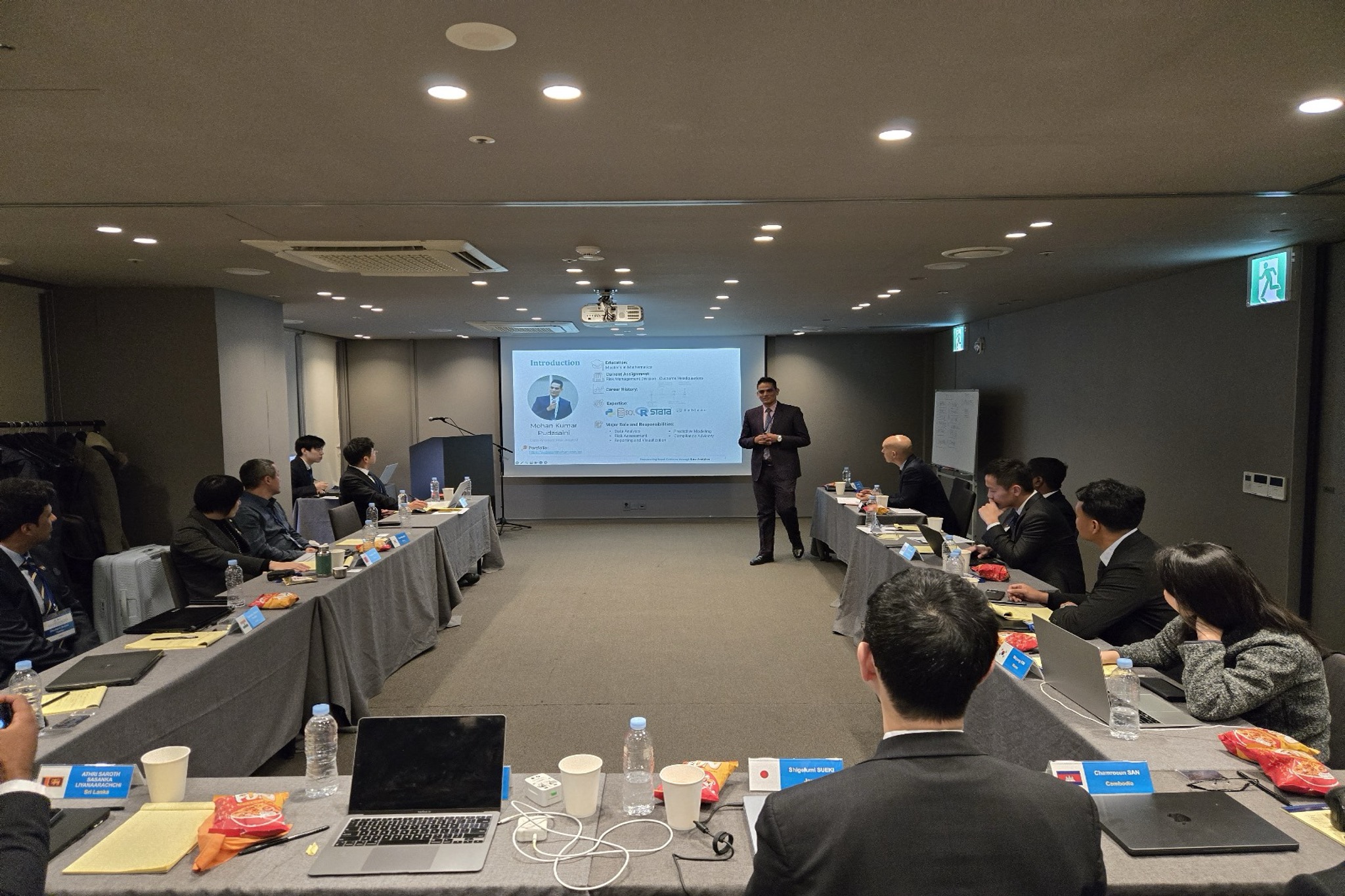  Presenting on WCO Data Analytics Pre-Accreditation Workshop, South Korea, 2025