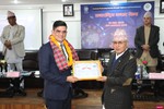 Honored by the Honourable Finance Minister of Nepal
