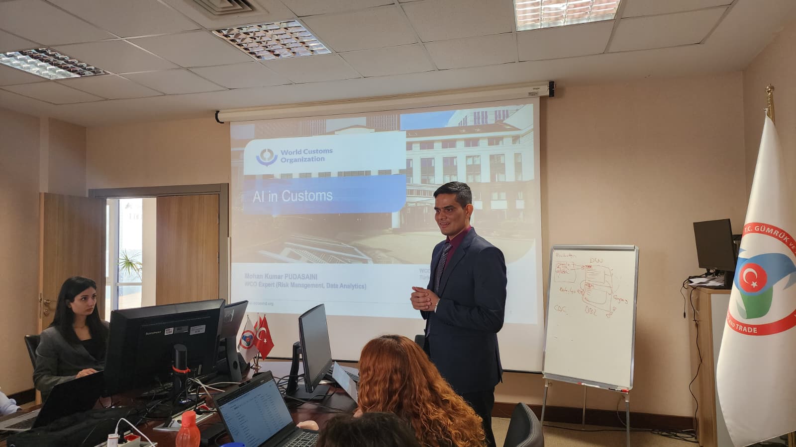 Customs Experts, Data Expert, Risk management Expert,AI expert, Mohan Pudasaini Leading sessions